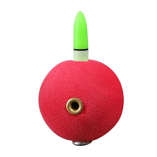 S SERENABLE Flotteur de Pêche Lumineux 1.1 Pouces pour Outil de Pêche Rivière Pêche Rouge
