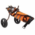 thumbnail image 1 of Pet Wheelchair, Reflective Strips Hook Loop Pet 2 Rounds Wheelchairs Durable Portable Adjustable  for Dogs, 1 of 7