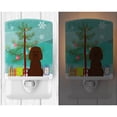 thumbnail image 2 of Caroline's Treasures BB4188CNL Merry Christmas Tree Irish Water Spaniel Ceramic Night Light, 6x4x3", multicolor, 2 of 2