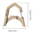 thumbnail image 2 of Light Hook Camping Gz Lamp Carabiner ABS GZ colgando para pesca al aire libre Caki, 2 of 3