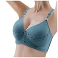 thumbnail image 2 of Wdgfv Maternity Nursing Bras Seamless Breastfeeding Bra Comfort Wireless Pregnancy Bras Front Closure Bra Pregnant Bralette Green 36, 2 of 5