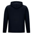 thumbnail image 4 of ZCFZJW Mens Fashion Hoodie Jacket Tops Casual Full Zip up Long Sleeve Drawstring Hooded Pullover Sweatshirts Loose Regular Fit Cozy Outwear Coat with Pockets Navy XXXXL, 4 of 5