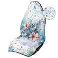 thumbnail image 4 of KUIFORTI Turtle Flower Car Seat Cover Protector Front Seats Soft Sweat Towel Seat Covers Bucket for Cars SUV Trucks for Gym Workout Beach Hiking Non-Slip, 4 of 7