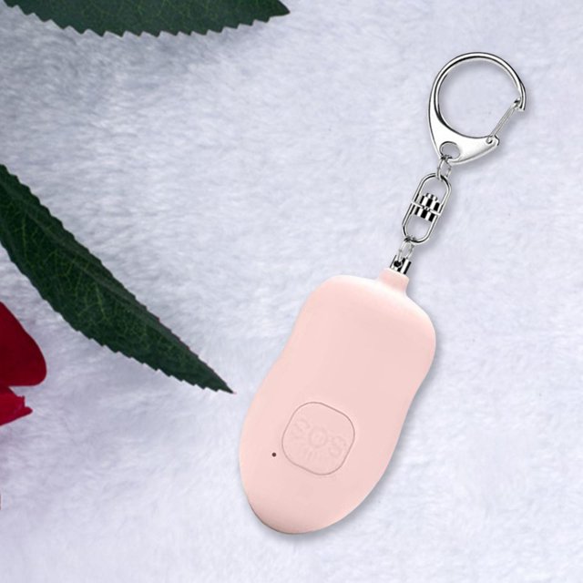 de seguridad Llavero Dispositivos de protección noche Rosado Macarena alarma personal segura