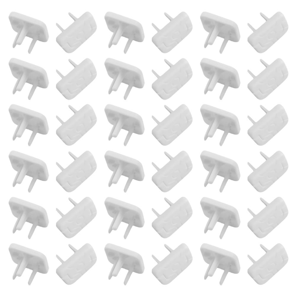 FUTUREORYY 60Pcs White Outlet Safety Covers with Hidden Design Smooth Finish for Home Use