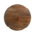 thumbnail image 6 of Martin Svensson Home Fenwick Round Slatted Solid Wood End Table in Dark Wood, 6 of 7