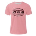 thumbnail image 4 of Afuyipoi Men's Graphic Tees,Short Sleeve Round Neck Summer Casual Tees Pink L, 4 of 6