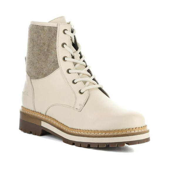 Bos & Co Astra Waterproof Leather Boot, 36, White