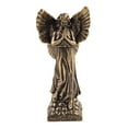 thumbnail image 7 of Brass Angel Figurine Decorative Sculpture for Home Décor Retro Desktop Ornament Addition to Living Space, 7 of 7