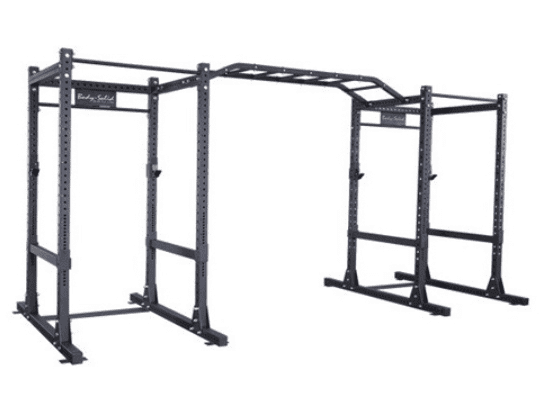 Body-Solid SPR1000SSDB Double Power Rack Package w/Power Rack Strap Safeties (New)