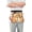 Cute Hugging Capybaras, variant on Dwarf with Usa Flag Clothing Server Apron with 3 Pockets Waterproof Waitress Waist Short Apron for Man Woman 12 Inches