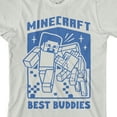 thumbnail image 2 of Minecraft Adventure Club Best Buddies Boy's White T-shirt-Small, 2 of 4