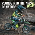 thumbnail image 4 of QEASET Gas Dirt Bike for Adults & Teens, 39CC 4-Stroke Gas Powered Mini Bike, Max Speed 20mph, Age13+(Green), 4 of 8