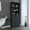 Black, variant on TUHOME Home 2-Door Bookcase with Enclosed Cabinet Storage and Three Open Multi-Tier Shelve