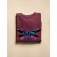 thumbnail image 3 of Dragonfly In Abstract Art Sweatshirt Women -Image by Shutterstock, Female 4X-Large, 3 of 4
