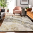 thumbnail image 7 of Addison Rugs Mayfield Premium Machine Washable Transitional Abstract Gold Rectangle Rug, 8' x 10', 7 of 7