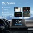 thumbnail image 4 of AstroAI Wireless Carplay Adapter, 2 in 1 Apple CarPlay and Android Auto Adapter Convert Wired to Wireless, Plug & Play for iOS 10+ & Android 11+, with Glass Panel, Metal Materials, Black, for Gift, 4 of 9
