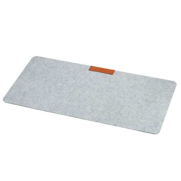 Uxcell 25x13" Desk Mat Protector, Dual Side Soft Smooth Mouse Pad Writing Mat, Gray