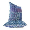 thumbnail image 2 of Bouquet Haven Indoor/Outdoor Pillow in Blue 16x16, 2 of 6