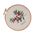 thumbnail image 1 of Linyer Linen Women Embroidery Crossing-stitch Kit Decorative Handmade Flower Type Beginner Training Practising Learning Set Type 4, 1 of 8