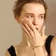 thumbnail image 2 of Anillo apilable clásico de acero de titanio para mujer, el mejor regalo para el día de San Valentín para parejas, oro 10 Sincero Electrónica, 2 of 5