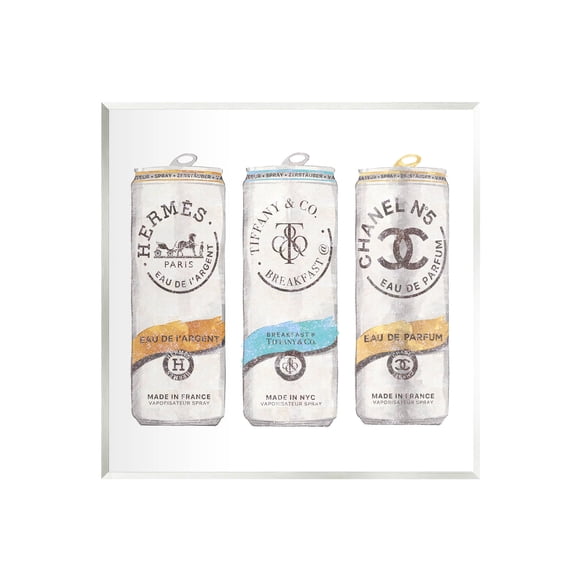 Stupell Industries Fashion Glam Brand Beverage Cans Graphic Art Unframed Art Print Wall Art, Design by Ziwei Li