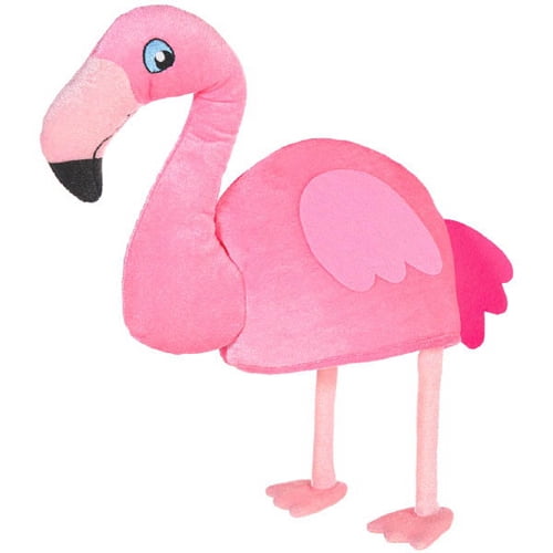 Hawaiian Luau Flamingo Adult Plush Hat 