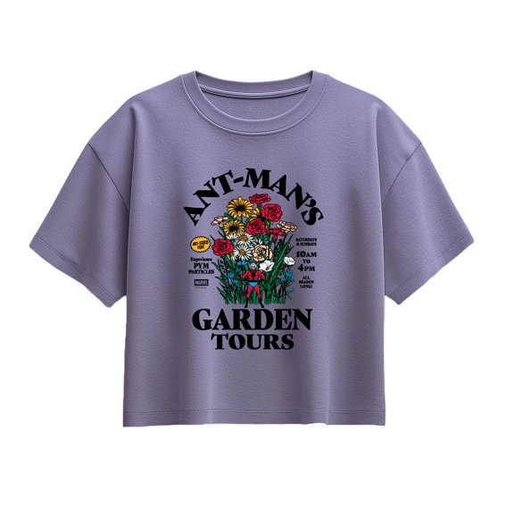 Marvel - Antman Garden Tours - Youth Girl Short Sleeve Boxy Tee