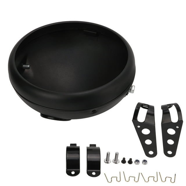 Carcasa para faro de motocicleta de 7 pulgadas, soporte de cubo Universal para faros LED, tubos de horquilla de 38-51mm