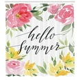 thumbnail image 3 of Ambesonne Saying Shower Curtain, Hand Lettering Summer, 69"Wx84"L, Multicolor, 3 of 3