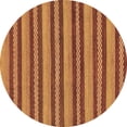 thumbnail image 1 of Ahgly Company Indoor Round Oriental Brown Modern Area Rugs, 5' Round, 1 of 4