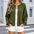 thumbnail image 2 of Enjoytime Womens Cardigan Crew Neck Button Down Long Sleeve Cardigans Sweater Fall Winter Cozy Casual Work Knit Jacket, 2 of 8