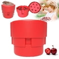 thumbnail image 2 of Barhoo Cherry Pitter Clearance! Cherry Pitter Tool Cherry Pitter Tool New Portable Cherry Core Remover with 6 Individual Holes Multi Function Cherries Seed Remover Tool for Making Cherry Jam, 2 of 7