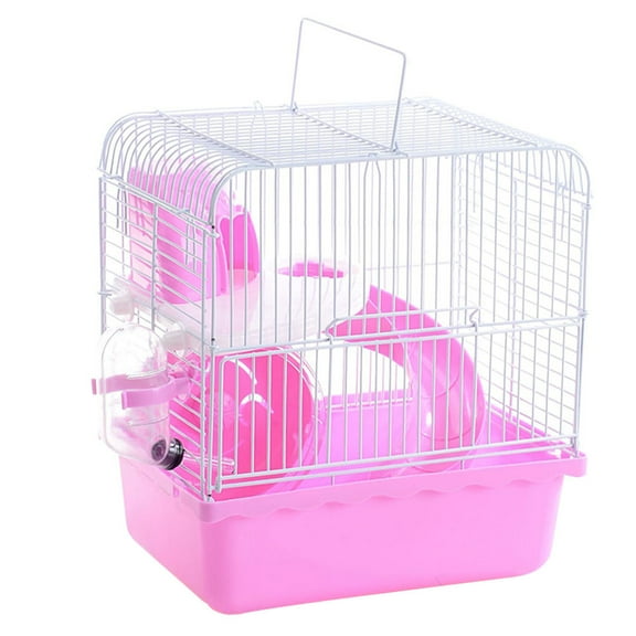 Soimiss 1PC Hamsters Cage Hamster Cage Random Color Small Pet Cage Easy to Clean
