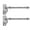 10 inches, variant on Steel Bolts Door Hinge easy installs Gate Hinges Adjustable bolts Hinges Heavy Duty Door Hinges for Various door &