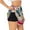 Black, variant on Xecao London Symbols for Double-layer Running Short for Women, Perfect for Gym, Tennis, and More, Featuring a Convenient Pocket-X-Large
