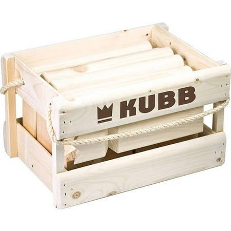 Door Trophy Case Wood Veneer - Kubb Original in Wood Case