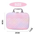 thumbnail image 2 of Travel Portable Makeup Case Large-capacity cosmetic storage bag, travel portable cosmetic case, made of PVC, 2 of 5