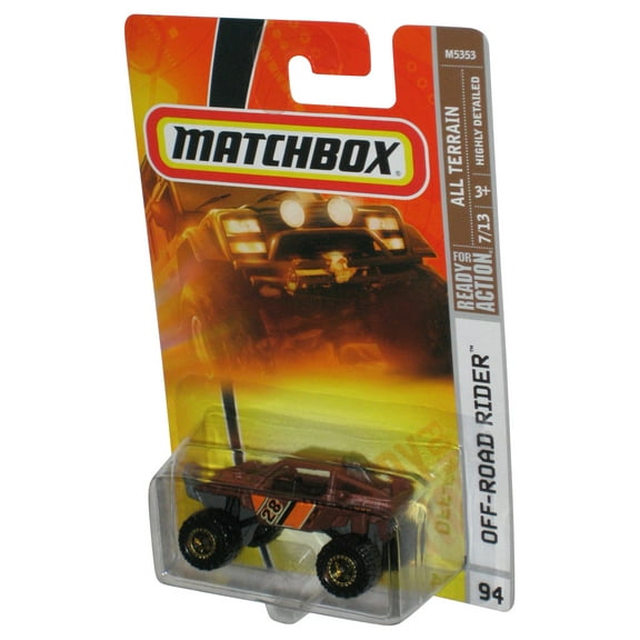 Matchbox All Terrain 7/13 (2007) Brown Off-Road Rider Toy Car #94