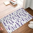 thumbnail image 2 of Non Slip Door Mat, Lavender Flowers Purple Fast Drying Bath Tub Mats, Absorbent Bathroom Rugs Entrance Welcome Mat, Bath MatS for Tub, Floor, Home, Kitchen, Hotel,16x24in, 2 of 6