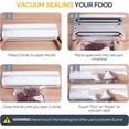 thumbnail image 3 of Automatic Vacuum Sealing Machine with Bag Cutter, Dry and Moist Modes, Vacuum Seal Roll Included, 3 of 7
