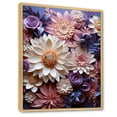 thumbnail image 2 of Designart "Simply Beautiful Populated Daisy Bloom" Daisies Floater Framed Canvas Art Print, 2 of 5