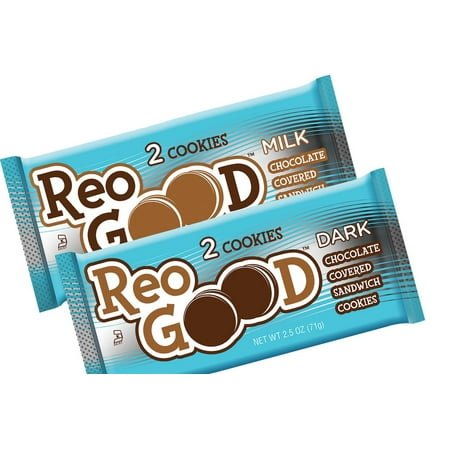 Whitmans Sampler - 4 Pack Sampler of ReoGood Chocolate Covered OREO in either Milk or Dark Chocolate