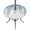 Turquoise, variant on Round Outdoor Tablecloth with Umbrella Hole and Zipper, Eucalyptus Leaves Tablecloth with Elastic Waterproof, Khaki Summer Botanical Weeping Patio Table Covers for 55" - 60" Picnic Pool Tables
