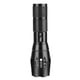 thumbnail image 1 of Juego de 2 linternas LED de alta potencia con 2 baterías recargables 18650, linterna táctica con cargador USB, 1 of 5