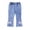 Pink, variant on Wide Leg Jeans For Girls Pants For Girls Teen Girls Jeans Cute Graphic Print & Ripped Frayed Details Five Pockets Loose Fit Denim Pants with Zipper Fly,Size 12-18 Months,White