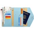 thumbnail image 2 of LAICAIW Mulit-Purpose RFID Blocking Travel Passport Wallet (Ver.4) Tri-fold Document Organizer Holder, 2 of 5
