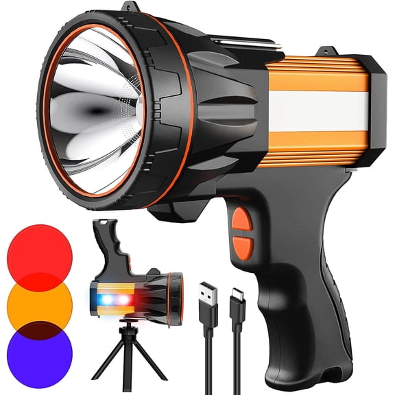 KOMI 2024 Spotlight LED 1,000,000 lm Flashlight
