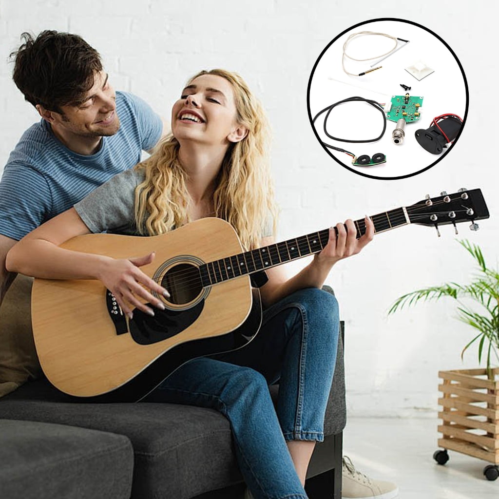 Yokua Acoustic Guitar Preamp System Guitar Part Piezo Pickup Guitar Pickup
