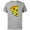 Athletic Heather, variant on Disney and Pixar’s Toy Story Aliens Pepperoni Pizza - Short Sleeve Cotton T-Shirt for Adults - Customized-Natural